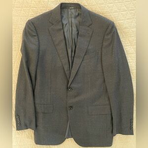 Ermenegildo Zegna Made in Italy Milano Wool Blazer in Charcoal Size 40 R $2795